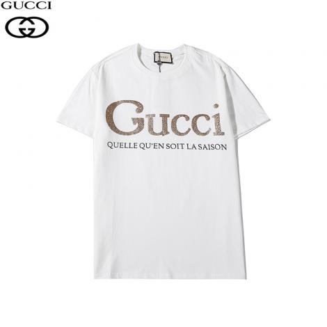 グッチ GUCCI メンズ/レディース 2色 クルーネック Tシャツ 綿 送料無料ブランドコピー専門店