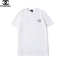 ブランド通販シャネル CHANEL メンズ/レディース 2色 クルーネック Tシャツ 綿 カップル 人気スーパーコピー専門店