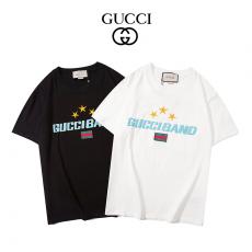 グッチ GUCCI メンズ/レディース カップル 2色 クルーネック Tシャツ 綿 2020年春夏新作ブランドコピー代引き可能