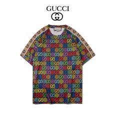 グッチ GUCCI メンズ/レディース クルーネック Tシャツ カップル 定番人気ブランドコピー専門店