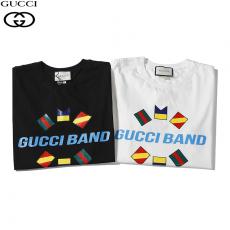 ブランド安全グッチ GUCCI メンズ/レディース 2色 クルーネック Tシャツ 綿 カップル 2020年新作レプリカ口コミ販売