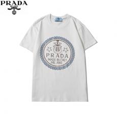 プラダ PRADA メンズ/レディース クルーネック Tシャツ 綿 2色 2020年春夏新作コピー代引き安全口コミ後払い