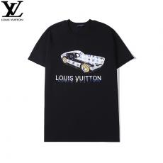 ルイヴィトン LOUIS VUITTON メンズ/レディース カップル 2色 クルーネック Tシャツ 綿 2020年春夏新作偽物販売口コミ