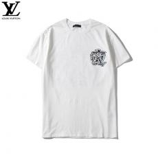 ルイヴィトン LOUIS VUITTON メンズ/レディース 2色 クルーネック Tシャツ 綿 美品ブランドコピー激安安全後払い販売専門店