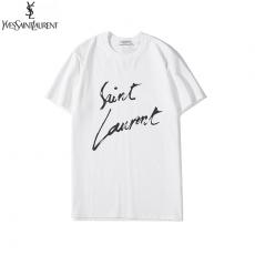 ブランド通販イヴ・サンローラン YSL メンズ/レディース 2色 クルーネック Tシャツ 綿 おすすめ格安コピー口コミ