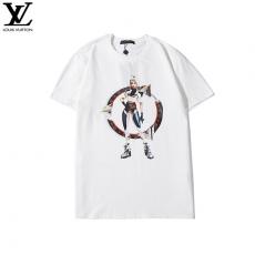 ルイヴィトン LOUIS VUITTON メンズ/レディース 2色 クルーネック 綿  Tシャツ 美品スーパーコピーブランド