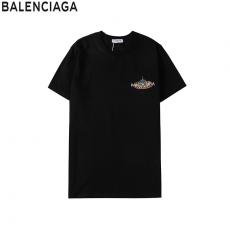 ブランド国内バレンシアガ BALENCIAGA メンズ/レディース 2色 クルーネック Tシャツ 綿 カップル 新作激安代引き口コミ