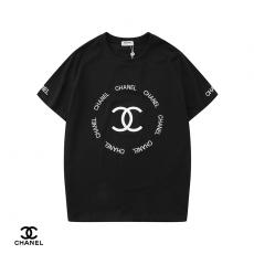 シャネル CHANEL メンズ/レディース 2色 クルーネック 綿 Tシャツ カップル 定番人気スーパーコピー通販