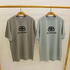 バレンシアガ BALENCIAGA メンズ/レディース カップル 2色 クルーネック Tシャツ 綿 おすすめレプリカ 代引き