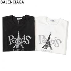 バレンシアガ BALENCIAGA メンズ/レディース 2色 クルーネック Tシャツ 綿 2020年新作激安販売専門店