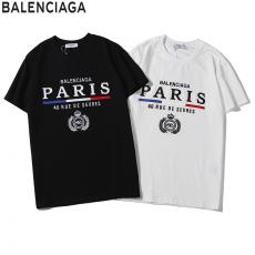 バレンシアガ BALENCIAGA メンズ/レディース カップル 2色 クルーネック Tシャツ 綿  定番人気ブランド通販