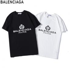 バレンシアガ BALENCIAGA メンズ/レディース カップル 2色 クルーネック Tシャツ 綿 人気スーパーコピーブランド
