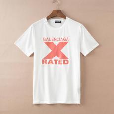 ブランド安全バレンシアガ BALENCIAGA メンズ/レディース 2色 クルーネック カップル Tシャツ 綿 2020年新作スーパーコピー代引き