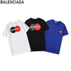 バレンシアガ BALENCIAGA メンズ/レディース 3色 Tシャツ 綿 クルーネック 新作ブランドコピー専門店