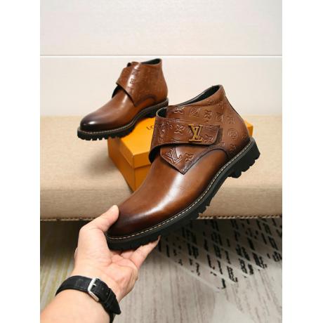 LOUIS VUITTON ルイヴィトン メンズ4色ハイヒール快適ビジネスシューズロングノーズ革靴スーパーコピーブランド靴激安販売専門店