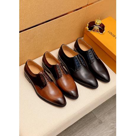 LOUIS VUITTON ヴィトン ビジネス革靴2色おしゃれ紐コピーブランド激安販売工場直営専門店
