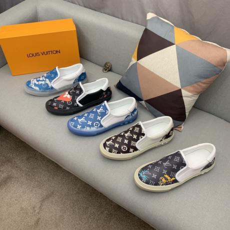 超限定 LOUIS VUITTON ルイヴィトン メンズ新作快適耐磨スリッポン5色コピーブランド激安販売靴専門店