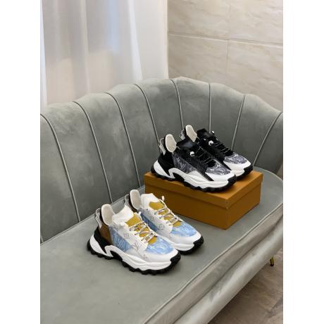 LOUIS VUITTON ルイヴィトン 牛革運動靴スニーカーローカット2色本当に届くブランドコピー工場直営店line