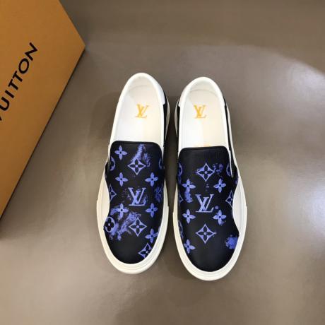 ルイヴィトン LOUIS VUITTON  メンズ夏牛革運動靴新作モノグラムローファー激安販売口コミ