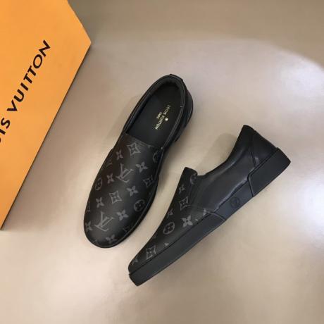 最新作人気 ヴィトン LOUIS VUITTON  メンズカジュアルシューズヒツジの皮定番新作キャンバス快適コンビネーションしやすいモノグラム軽量ローカット2色レプリカ靴 代引き