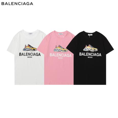 バレンシアガ BALENCIAGA メンズレディースカジュアル字母ロゴ 新作Tシャツ本当に届くスーパーコピー工場直営店 国内発送ちゃんと届く