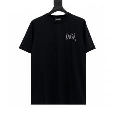 2021新作限定 ディオール Dior 字母ロゴ Tシャツ綿半袖刺繍2色特価 Tシャツレプリカ販売工場直売店