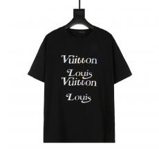 ヴィトン LOUIS VUITTON  字母ロゴ 新作半袖2色本当に届くブランドコピーちゃんと届くおすすめ店