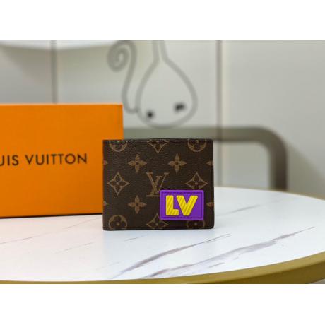 ヴィトン LOUIS VUITTON  定番 キャンバスMultiple財布二つ折財布  スーパーコピー 国内優良サイト