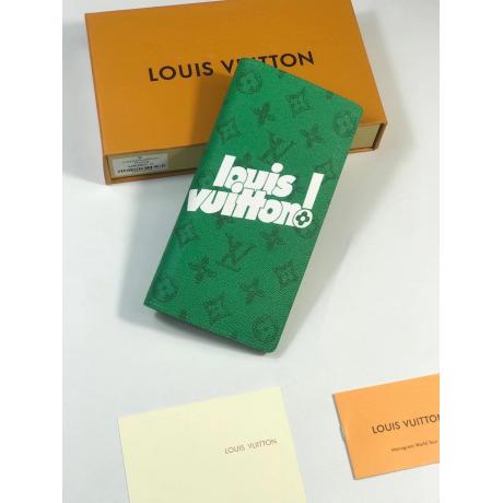 ルイヴィトン LOUIS VUITTON  キャンバス財布捺染hand printing3色二つ折財布  ブランドコピー財布工場直売専門店