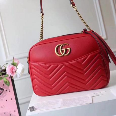 ブランド可能 GUCCI グッチ  443499-1 レディース 赤色ショルダーバッグ  斜めがけショルダーコピーバッグ 販売