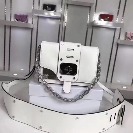 送料無料ブランド国内 Versace ヴェルサーチ  1611-4 レディース 白色ショルダーバッグ  斜めがけショルダー トートバッグスーパーコピーバッグ専門店