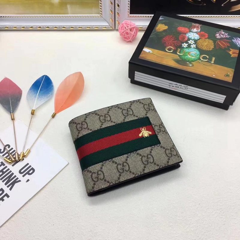 ブランド可能 GUCCl グッチ  408827-1  短財布 メンズ 財布レプリカ販売