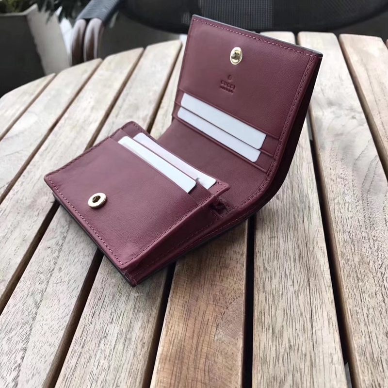 ブランド販売 グッチ GUCCl  456866-1 短財布  スーパーコピー代引き