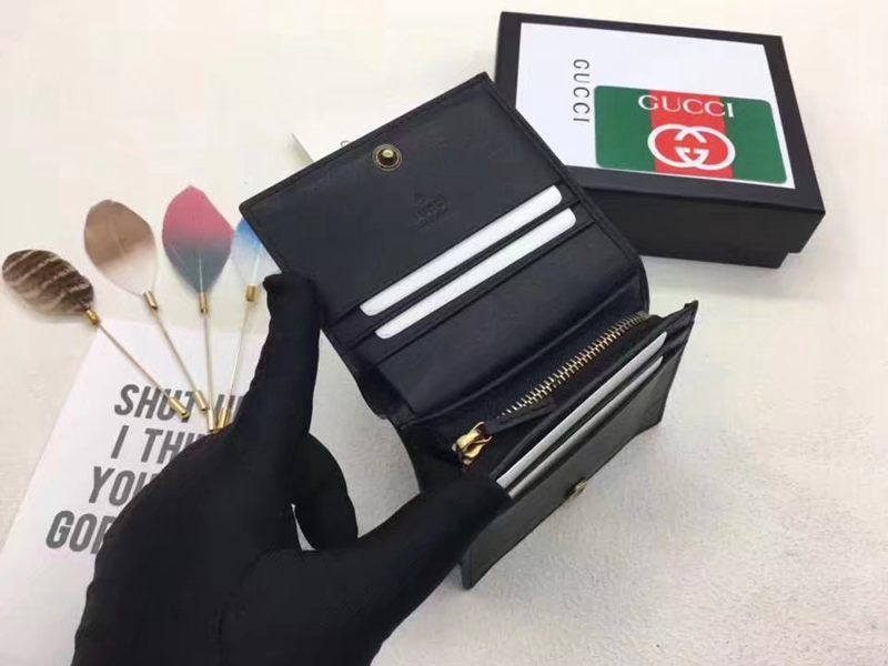 ブランド国内 グッチ GUCCl  456867-1 短財布  レプリカ販売
