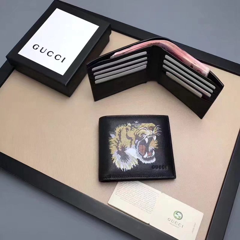 ブランド後払い グッチ GUCCl  451268-11  短財布 メンズ 財布コピー最高品質激安販売