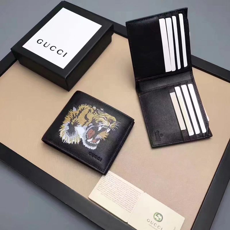 ブランド後払い グッチ GUCCl  451268-11  短財布 メンズ 財布コピー最高品質激安販売