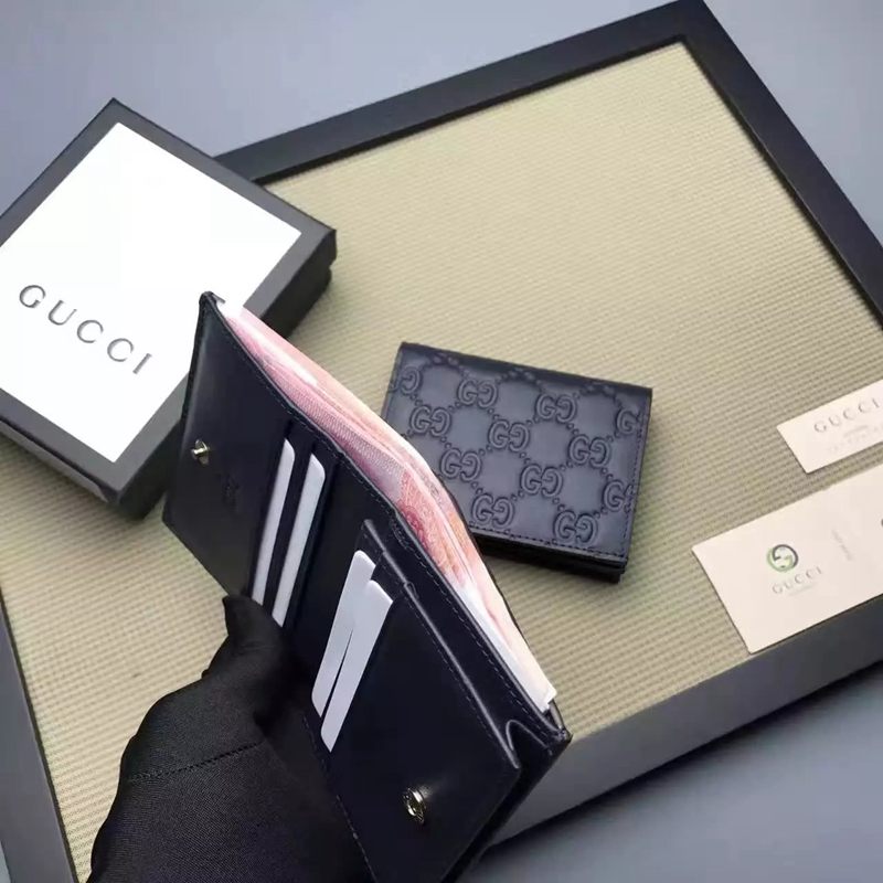 ブランド販売 グッチ GUCCl  424896-1 短財布  コピーブランド激安販売専門店