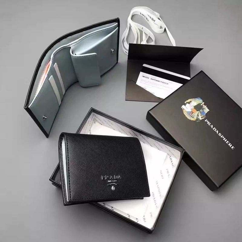 ブランド通販 プラダ PRADA  1MH204-2  短財布 スーパーコピーブランド財布安全後払い激安販売専門店
