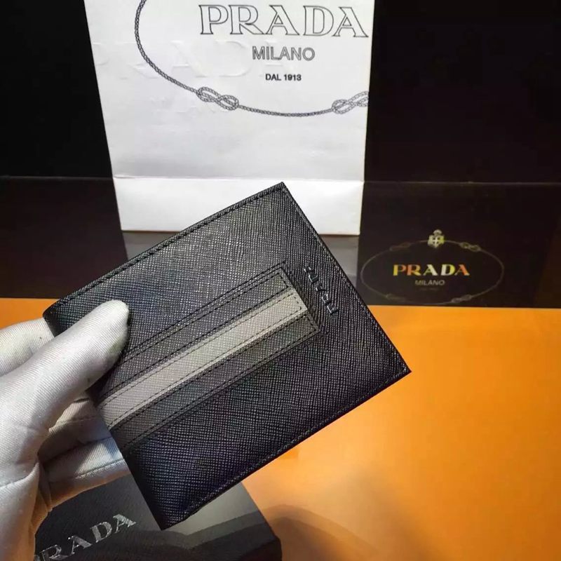 ブランド国内 プラダ PRADA セール価格 2M0079A-1  短財布 レプリカ販売財布