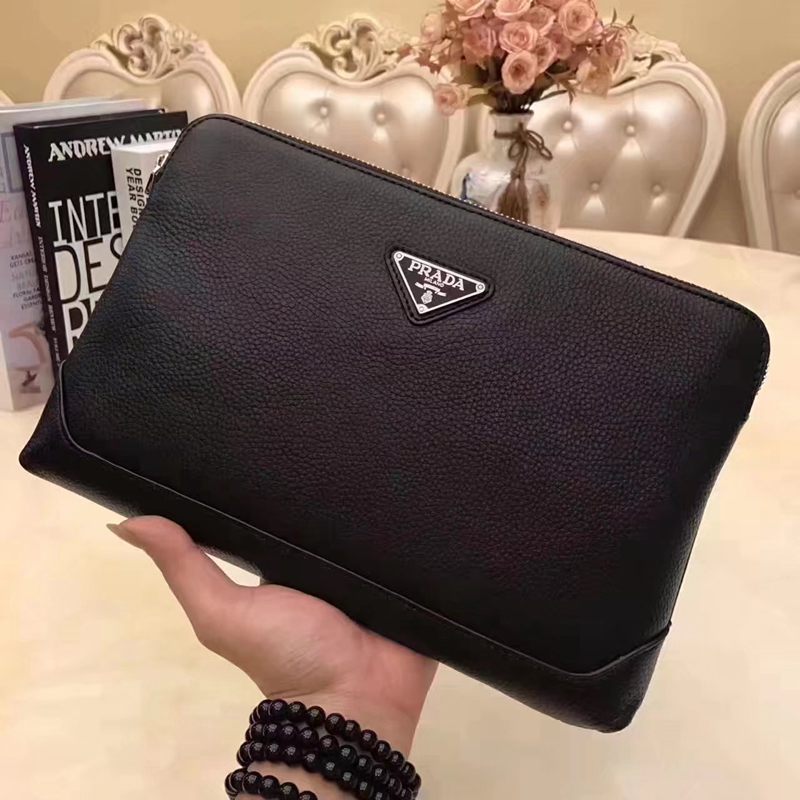 ブランド可能 PRADA プラダ  9153-4 メンズ クラッチバッグ激安販売口コミ