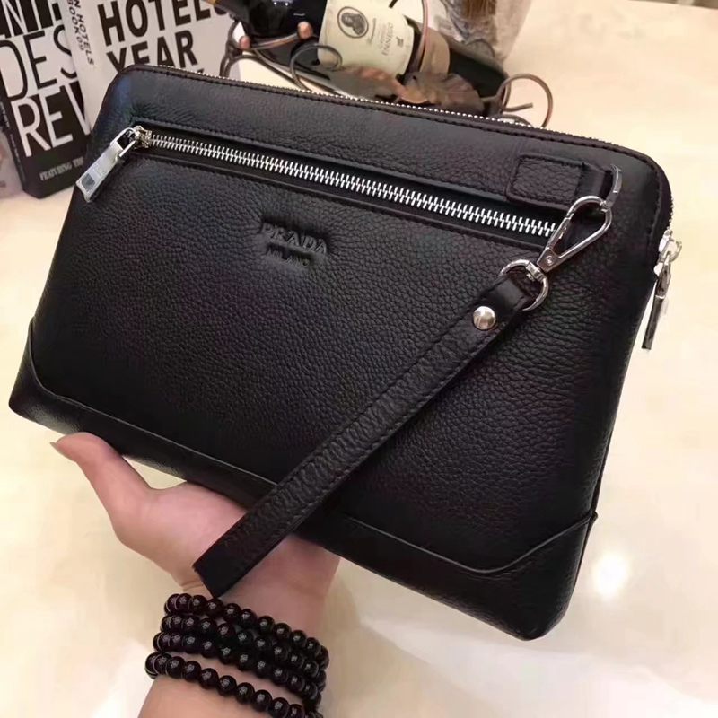 ブランド可能 PRADA プラダ  9153-4 メンズ クラッチバッグ激安販売口コミ