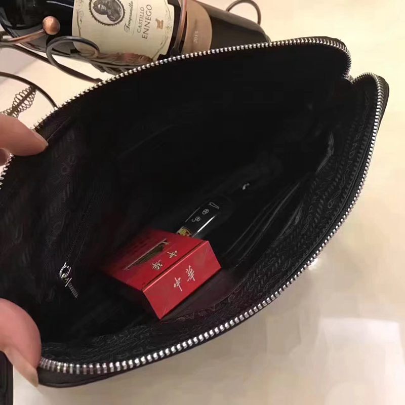 ブランド可能 PRADA プラダ  9153-4 メンズ クラッチバッグ激安販売口コミ