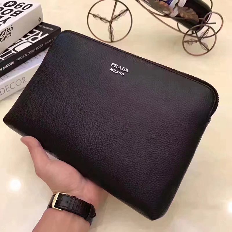 ブランド後払い プラダ PRADA   2817-6 メンズ クラッチバッグレプリカ激安バッグ代引き対応