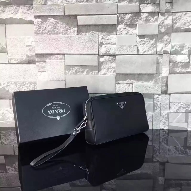 ブランド国内 プラダ PRADA  値下げ 177P-3 メンズ クラッチバッグスーパーコピー代引きバッグ
