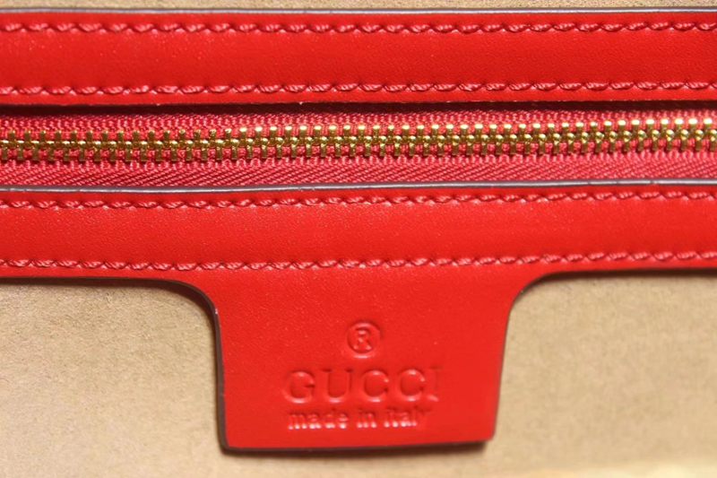 ブランド通販 グッチ  GUCCI  498100-2 レディース 赤色斜めがけショルダー トートバッグ レプリカ販売バッグ
