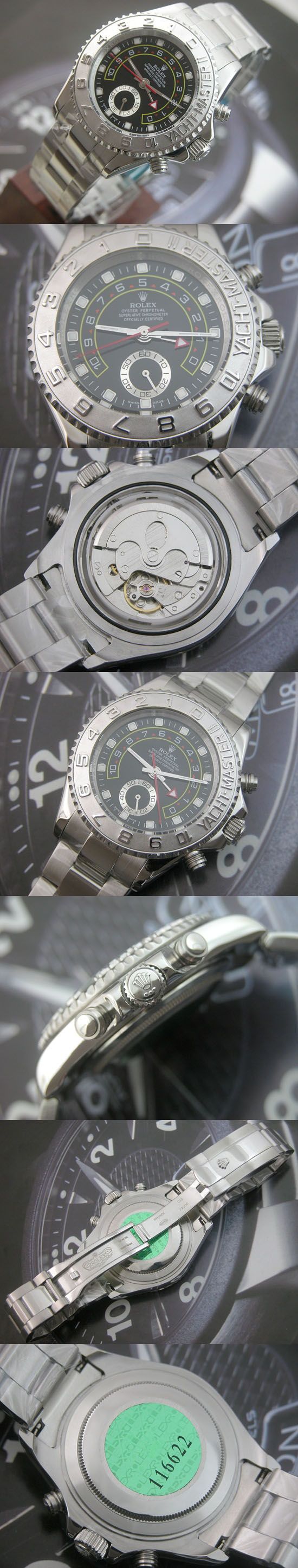おしゃれなブランド時計がロレックス-ヨットマスターⅡ-ROLEX-116622-5-男性用を提供します.