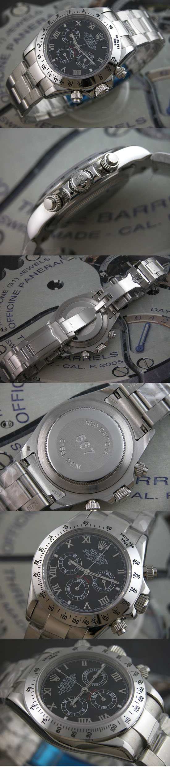 おしゃれなブランド時計がロレックス-デイトナ-ROLEX-ROL00505J-Q-男性用を提供します.