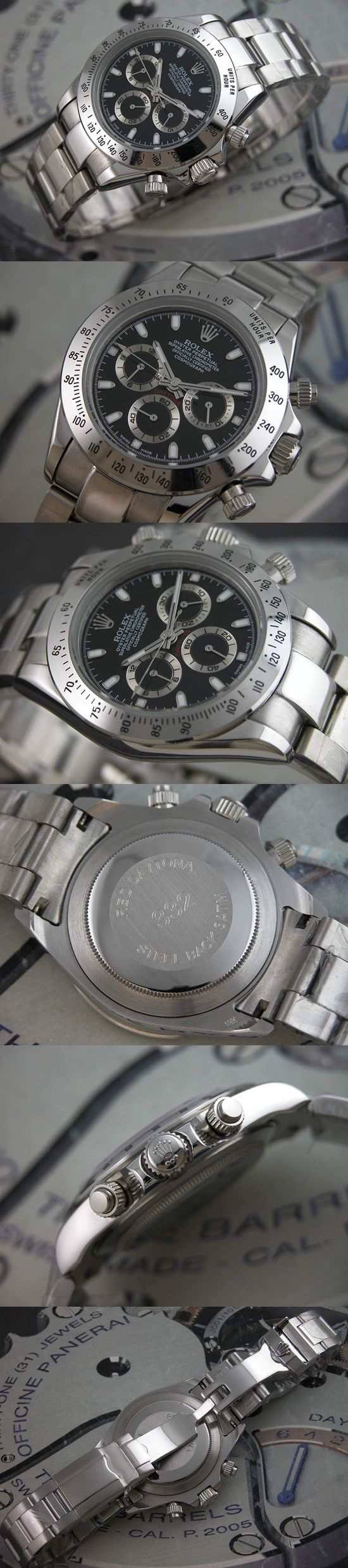 おしゃれなブランド時計がロレックス-デイトナ-ROLEX-116520-29-Q-男性用を提供します.