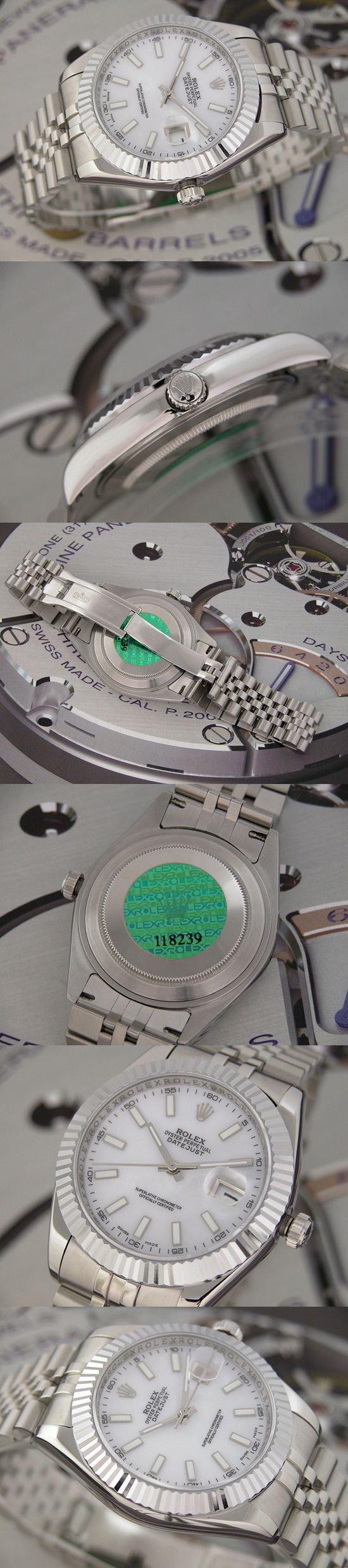 おしゃれなブランド時計がロレックス-デイトジャスト-ROLEX-118239-104-男性用を提供します.
