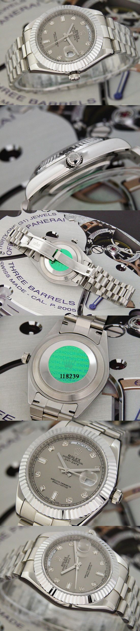 おしゃれなブランド時計がロレックス-デイデイト-ROLEX-118239-96-男性用を提供します.